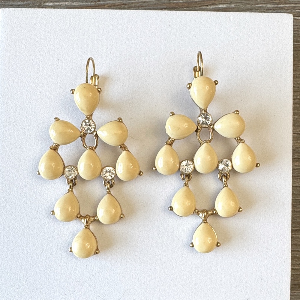 Kate spade Cream Chandelier Earrings